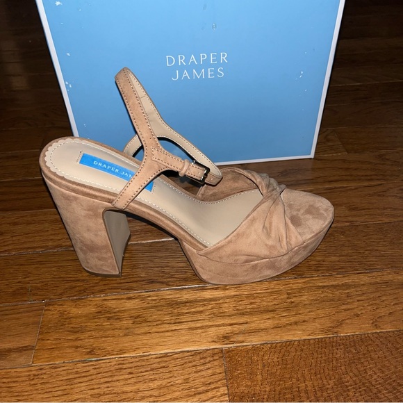 Draper James Paloma Light Brown Platform Sandals Women’s Size 8 - Picture 3 of 15